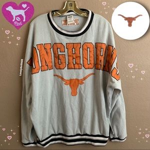 🌸SOLD🌸Victoria Secret Pink Longhorns Crewneck Size L